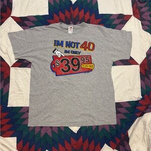 Vintage tee grey size lx , I’m not 40!